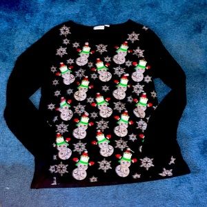 Kim Rogers vintage snowman shirt